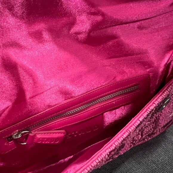 Staud Tommy Beaded Shoulder Bag Blossom Garden Party - Picture 16 of 16